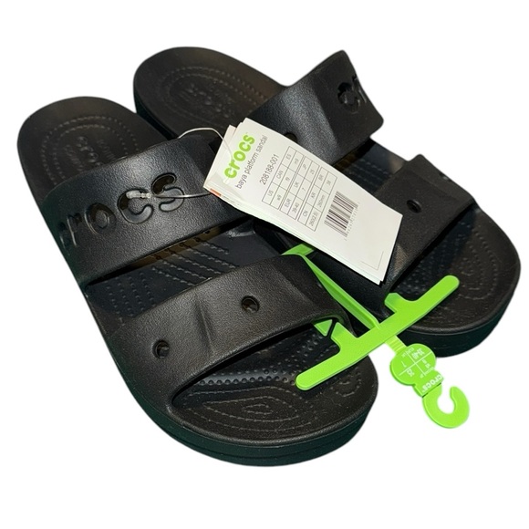 NEW Black Crocs Baya Platform Slide/Sandals size 8 - Picture 6 of 7